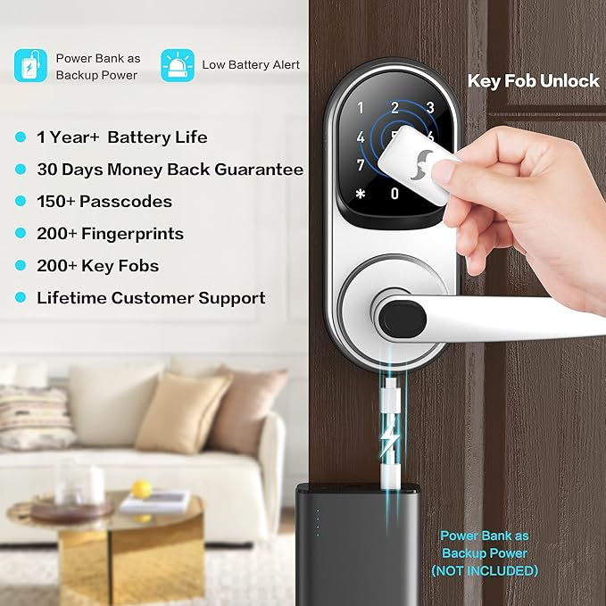 Thumbnail: Sifely X Smart Lock - Sliver