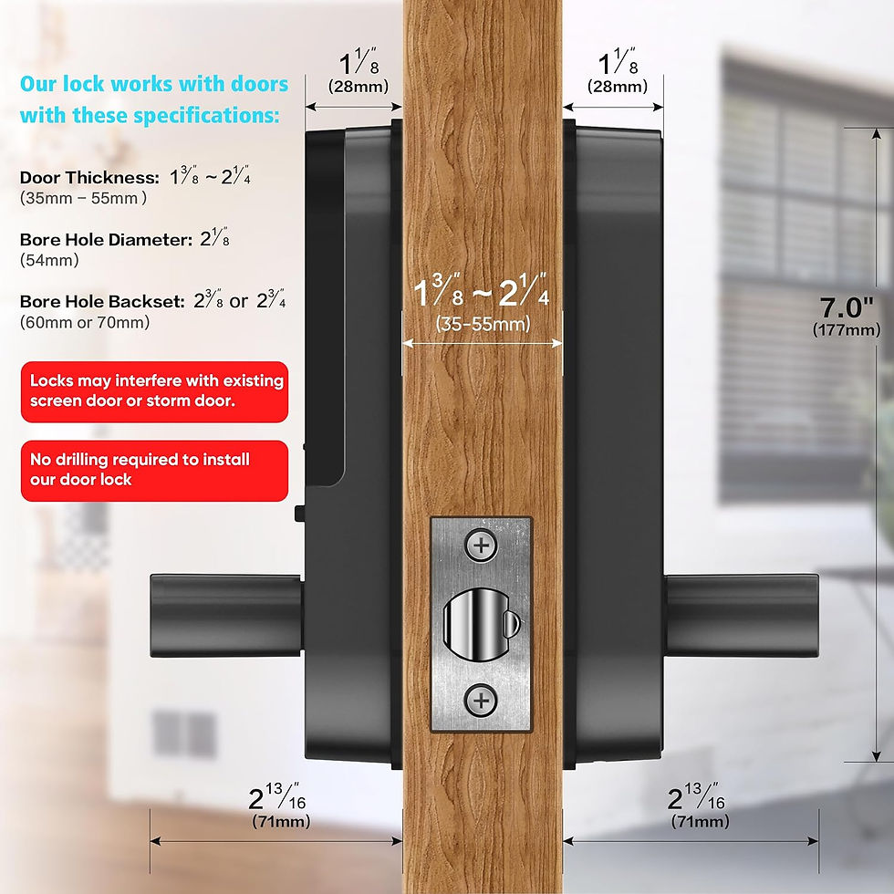 Syfa Lock Sifely S Smart Lock - Black | Sifely Explore