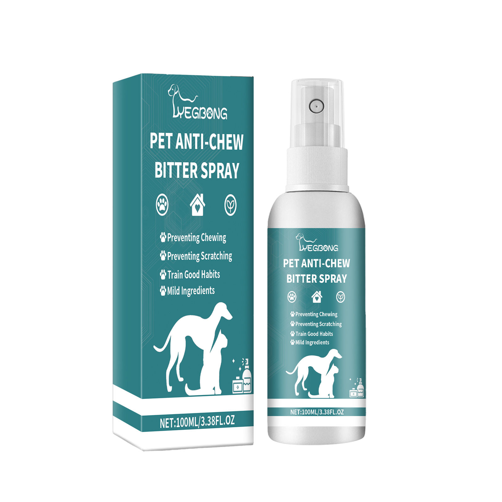 Corrective/Anti-Chewing/Anti-Scratching Behavior Modification Spray For Cat/Dog
