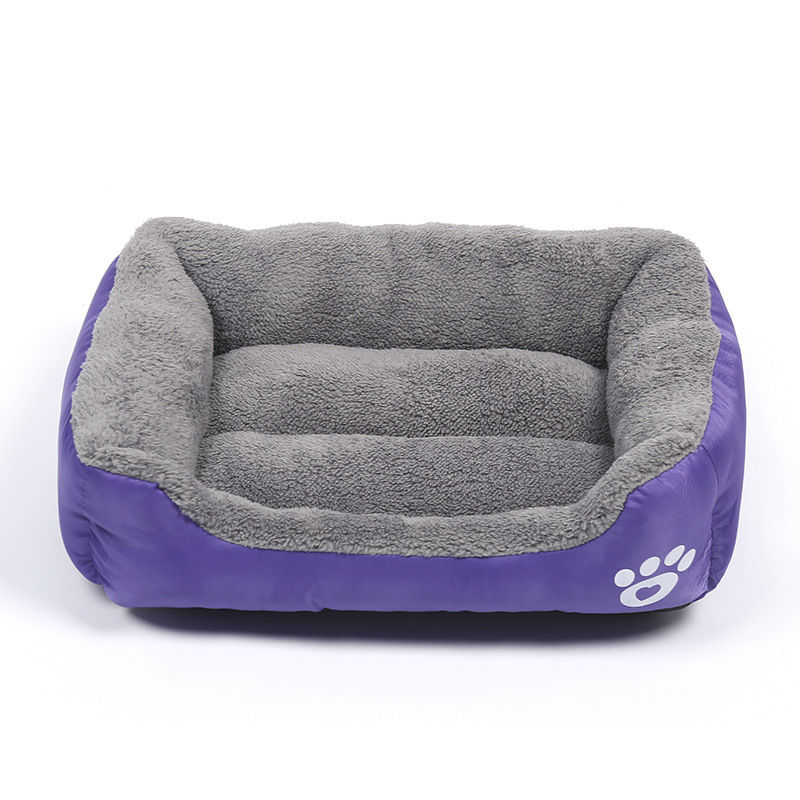 Thumbnail: Cozy Fleece Pet Bed — Waterproof Base, Warm & Comfy for All Pet Sizes