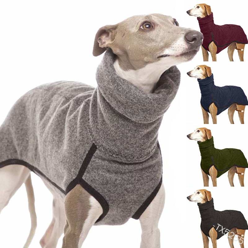 High Collar Clothes for Medium Large Dogs Winter Warm Coat