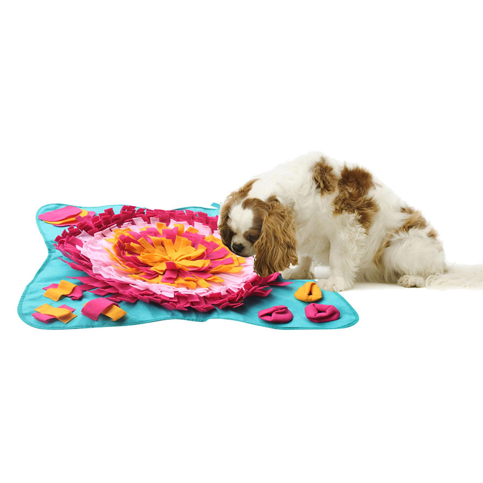 Thumbnail: Pet Snuffle Puzzle Mat — Non-Slip Flower Feeding & Training Toy
