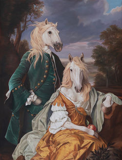 Chevalier de Camargue et son epouse