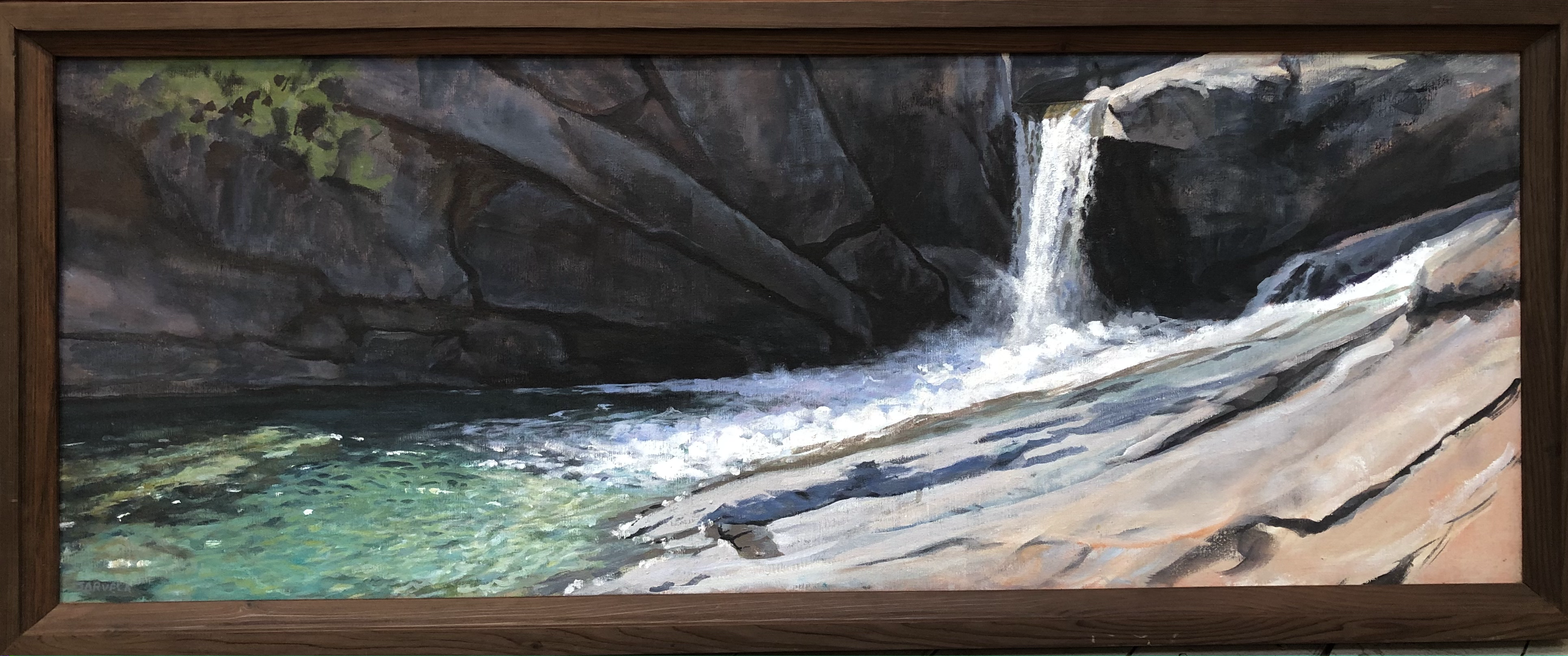 Jarvela-Swimming Hole, 21 x 51%22 $3800