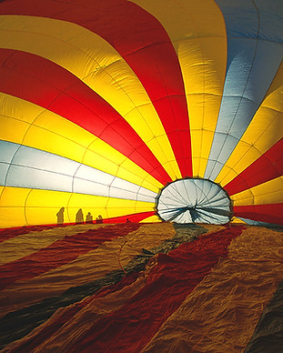 Inside of Hot Air Balloon
