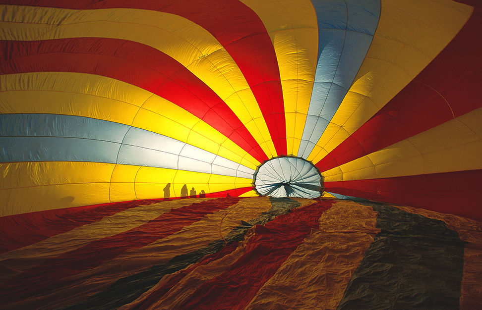 Inside of Hot Air Balloon