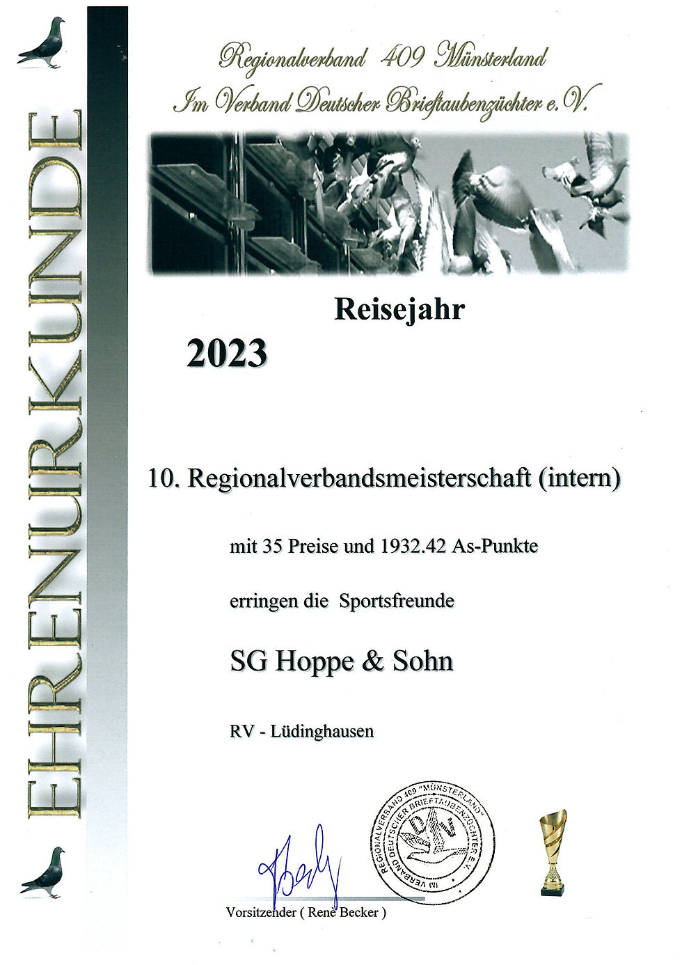 10. RegV Meisterschaft intern
