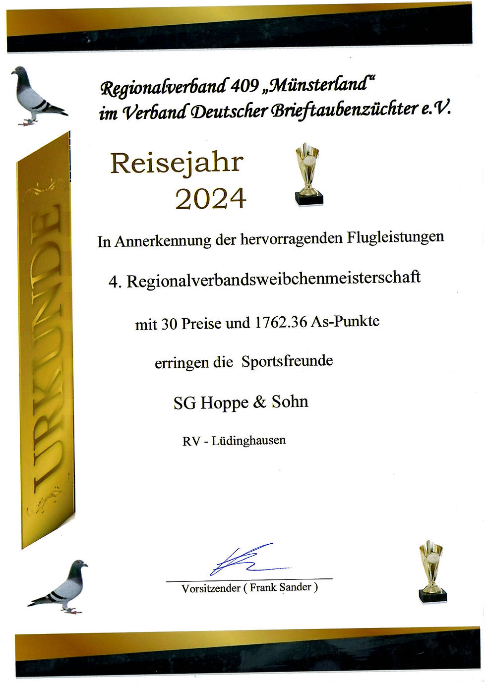 4. RegV Weibchenmeisterschaft