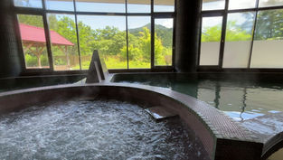☀️ 泡が、勢いよく踊っています♨️
