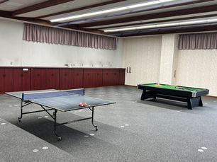 🎱🏓 お待たせしました！2階大広間に卓球台・ビリヤード台を設置しました✨
