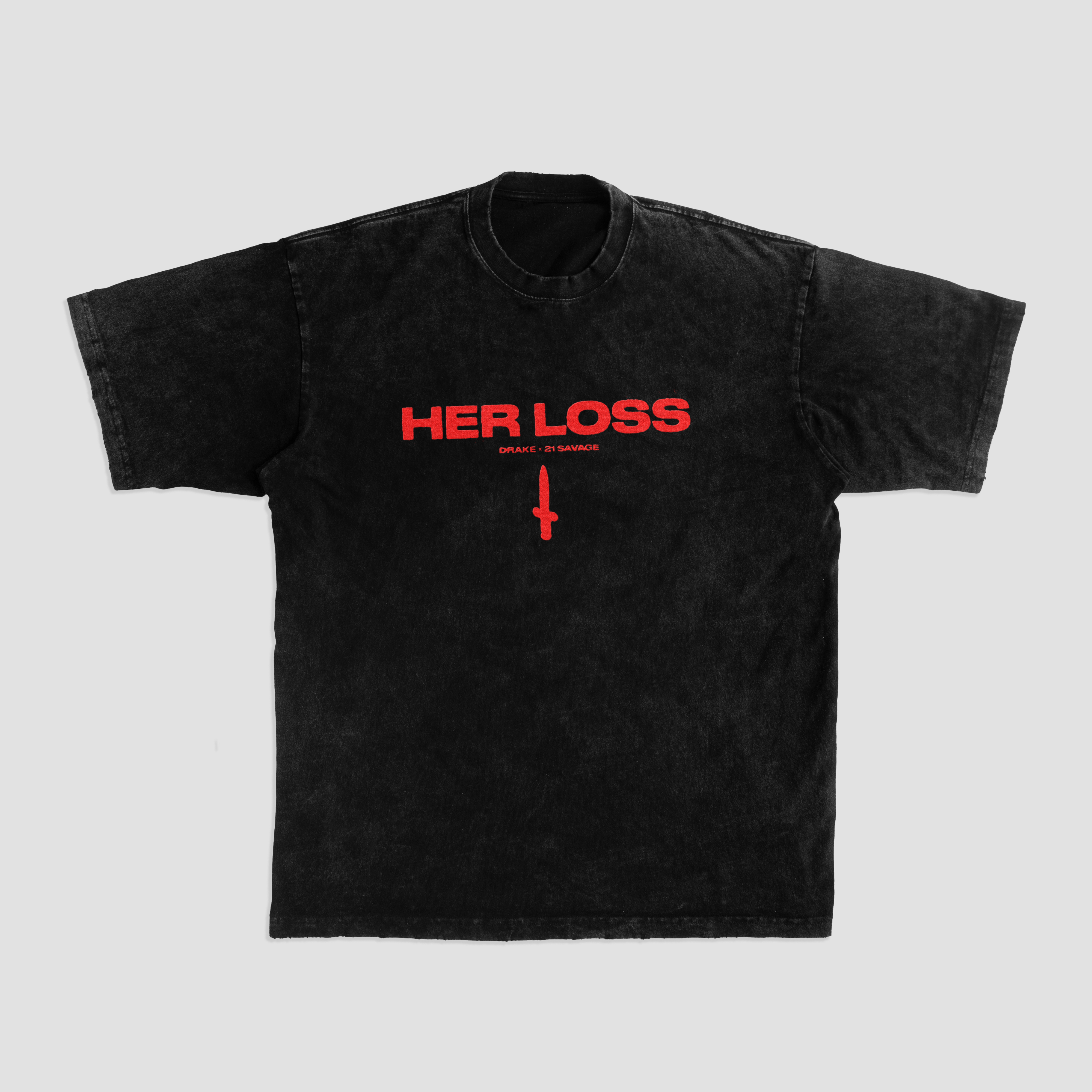 her loss vintage washed oversized tee