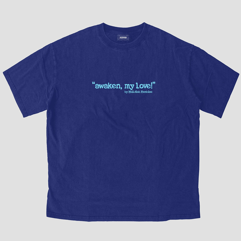 Thumbnail: "awaken, my love!" childish gambino oversize heavyweight t-shirt