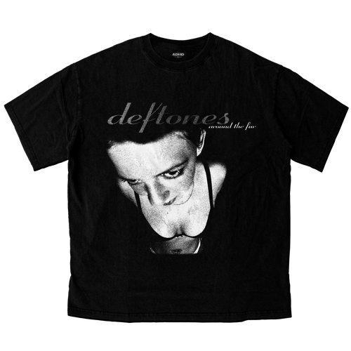 deftones around the fur oversize heavyweight tshirt WearADHD