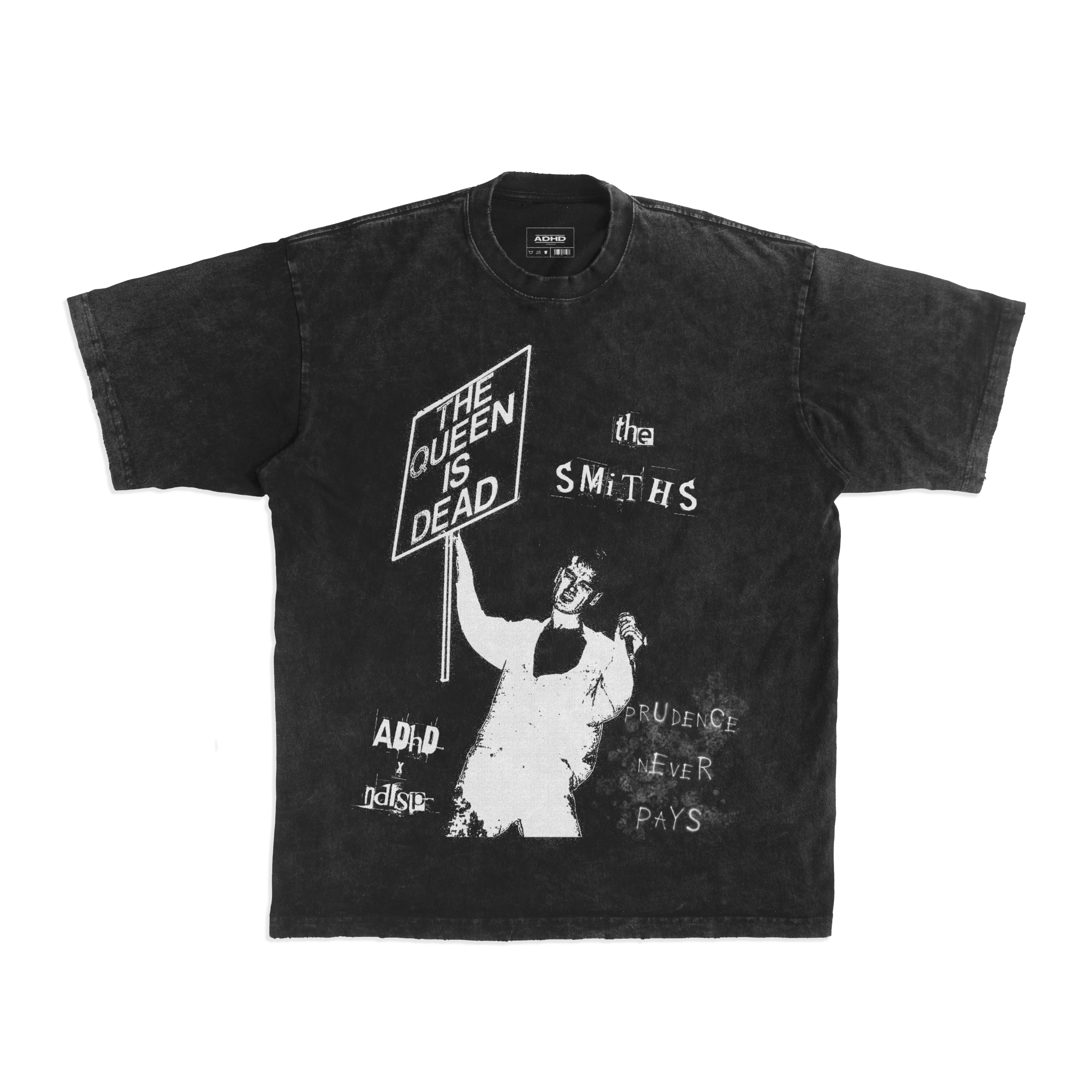 the smiths washed oversized tee