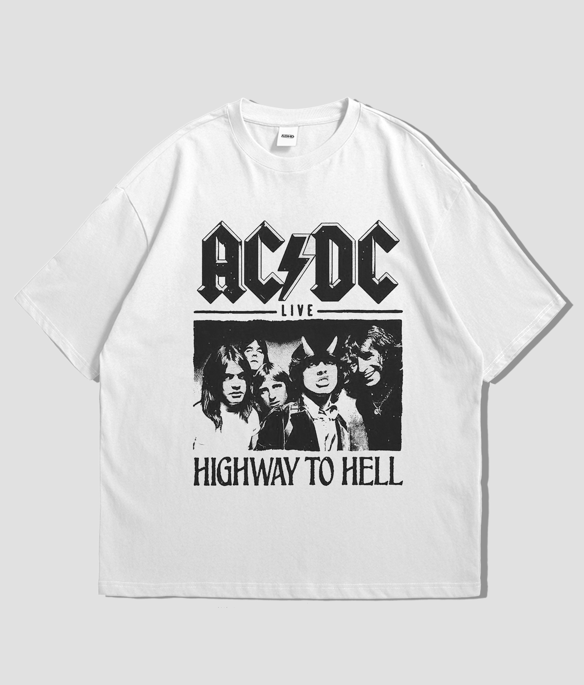 ac/dc oversized t-shirt