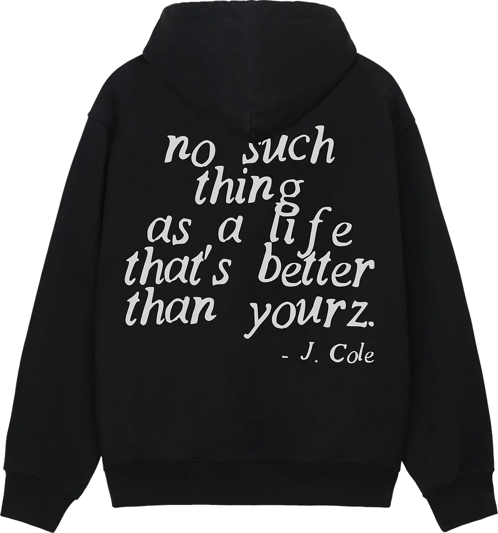 Thumbnail: love yourz j. cole heavyweight zip-up hoodie