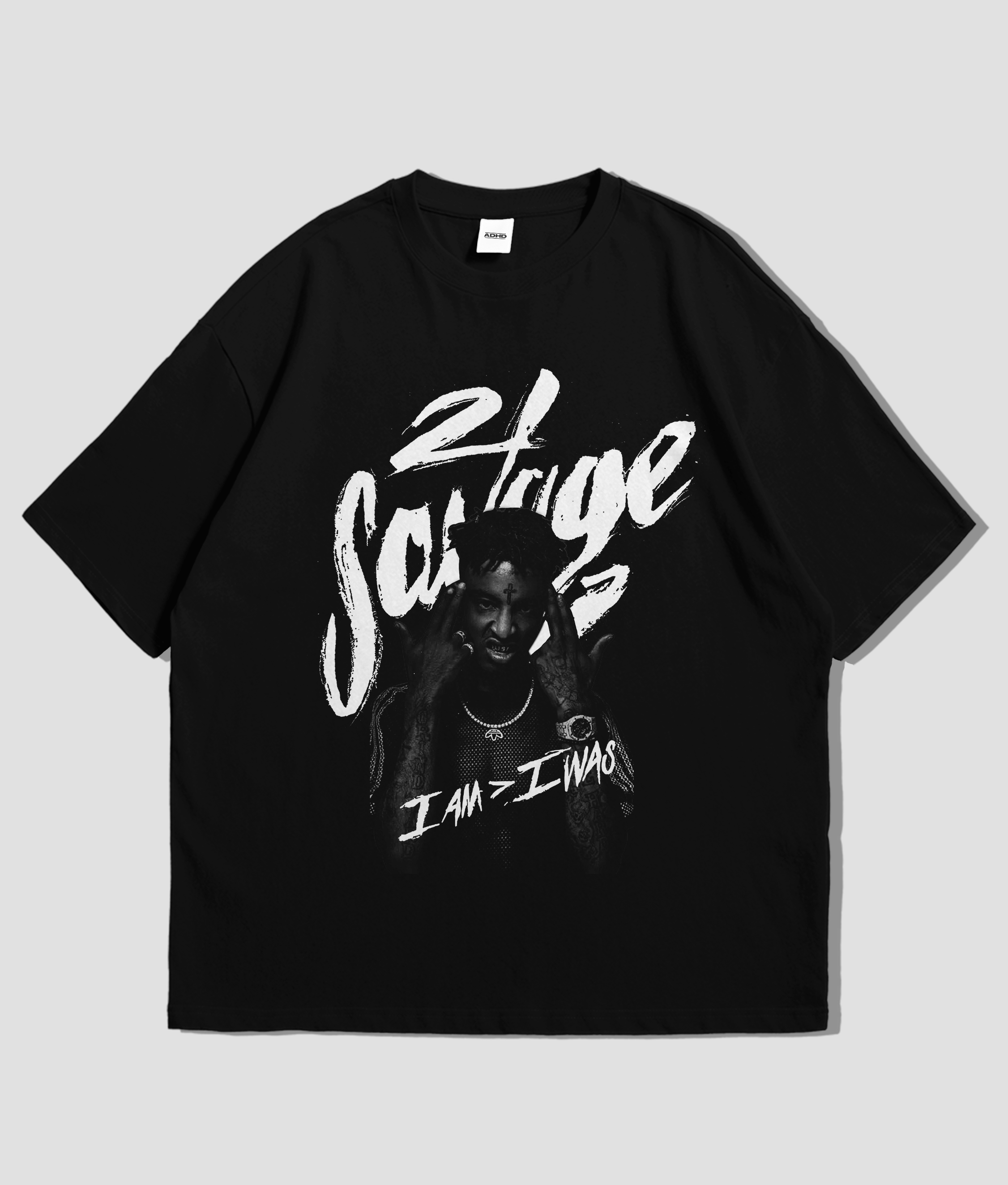i am > i was 21 savage oversized t-shirt