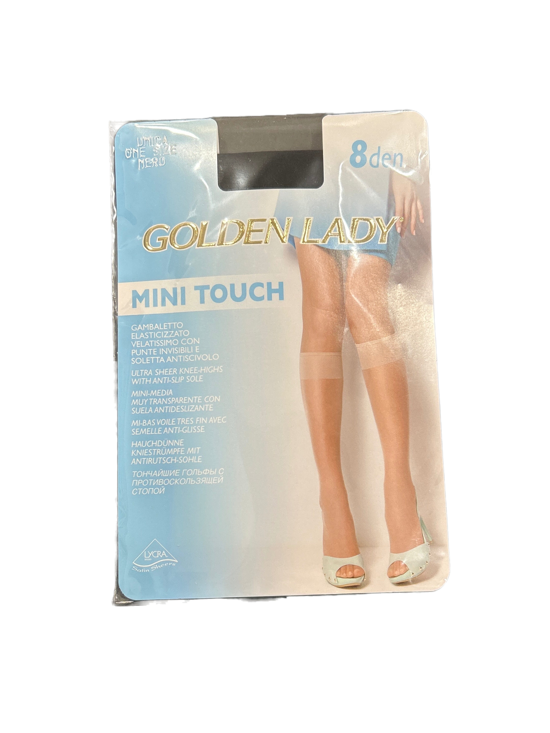 Golden lady mini touch nere 8 denari taglia unica