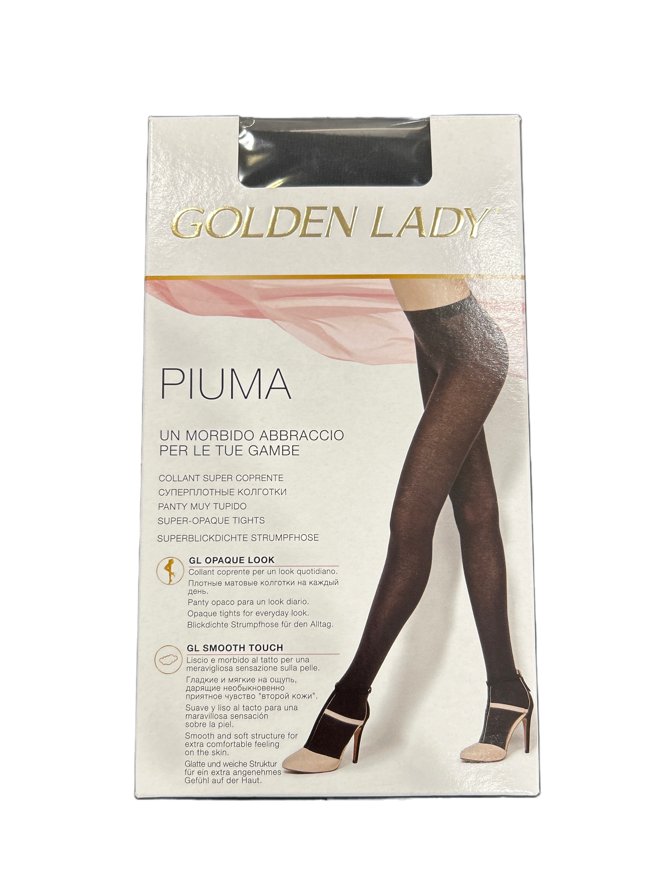 Golden lady piuma XL colore marrone scuro