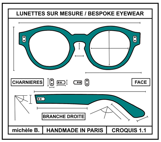 Lunettes sur mesure made in Paris