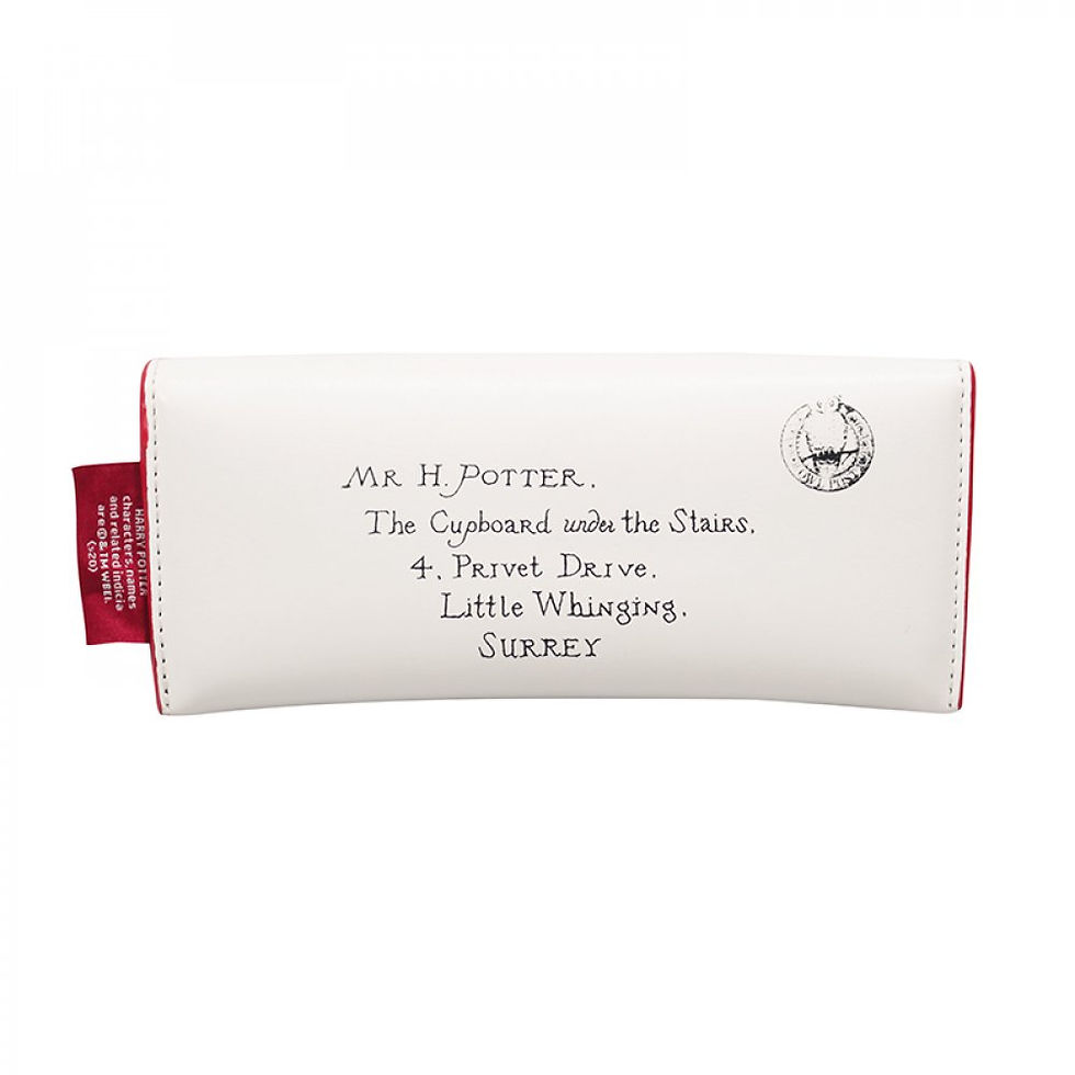 harry potter gifts, harry potter merch, harry potter glasses case, gifts for geeks,, hogwarts letter