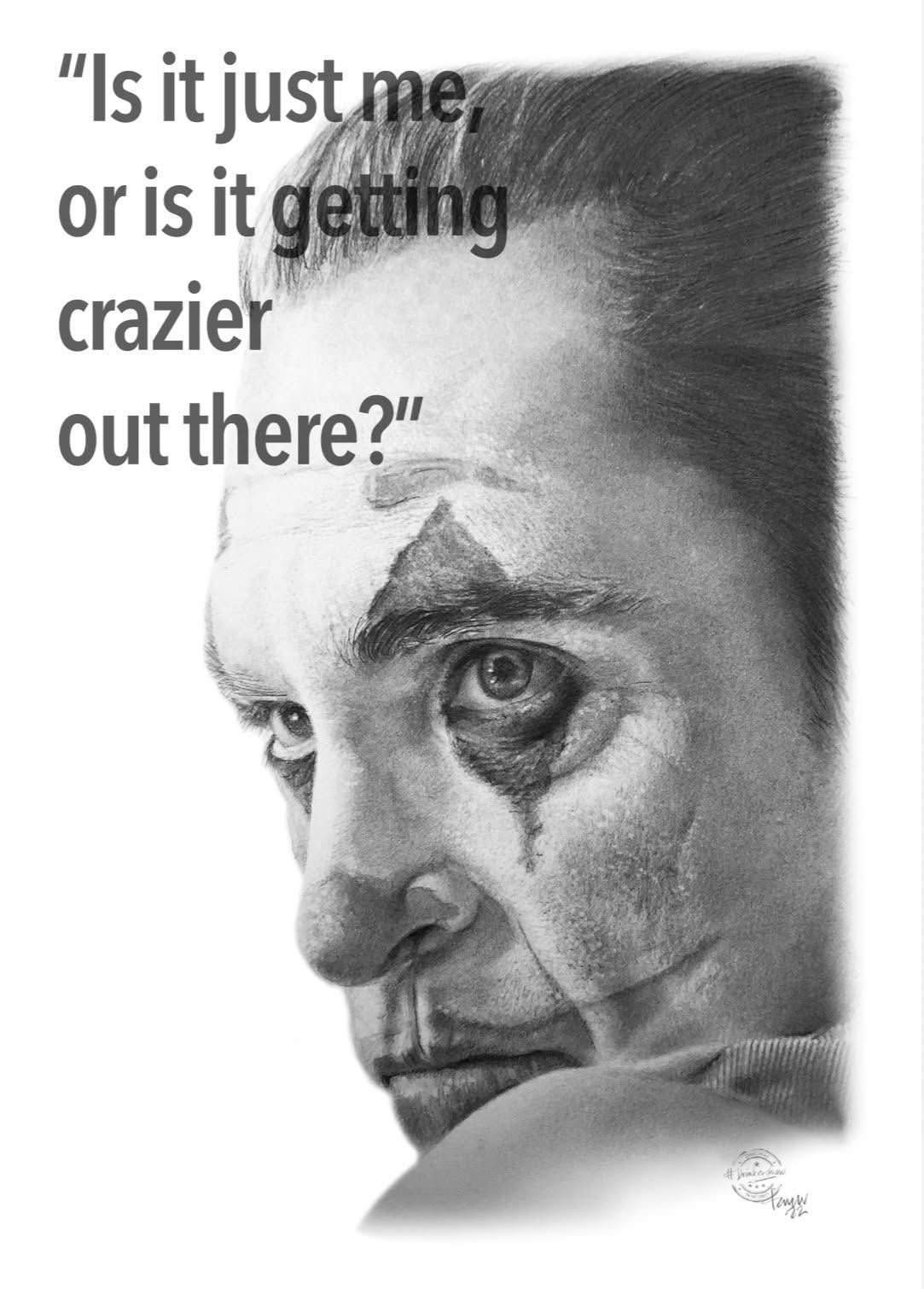 joker gifts, batman gifts, joker art prints, cool geeky gifts, gifts for geeks, gifts for joker fans, geeky gifts for him