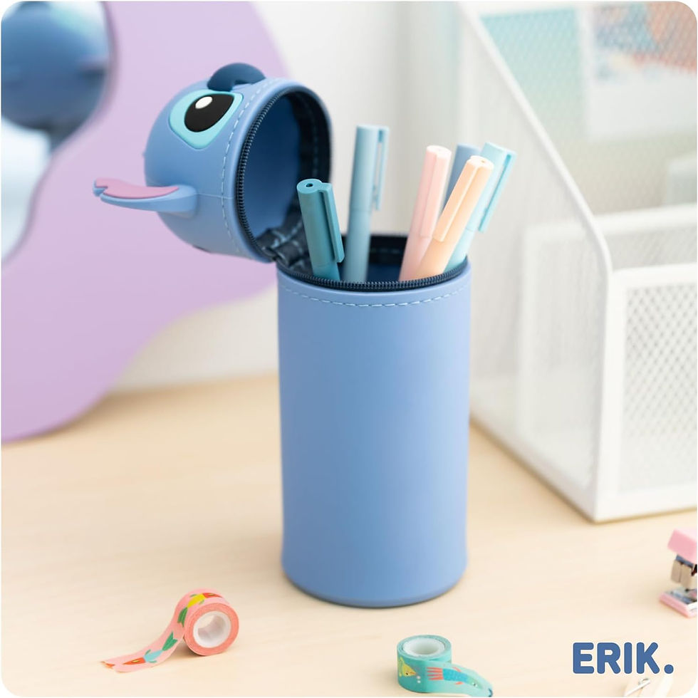 cool back to school products, stitch stationery, gifts for stationery lovers, disney stationery, gifts for stitch lovers uk