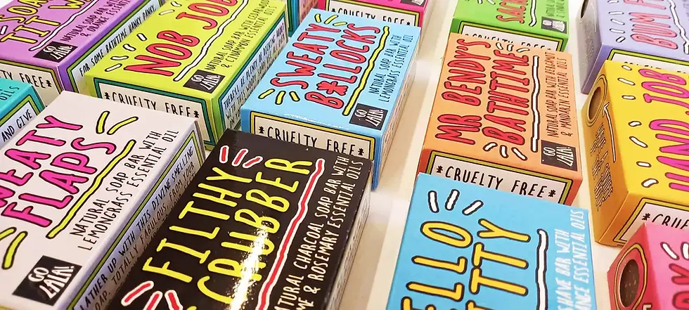 go la la soap, novelty gifts, filthy gorgeous soap, gifts for him, gifts for her, funny gifts, sweary gifts, swearing gifts