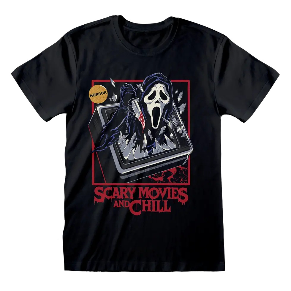 ghost face merch, scream merch, ghost face tshirts, cool ghost face products uk, unique ghostface items uk, horror tshirts