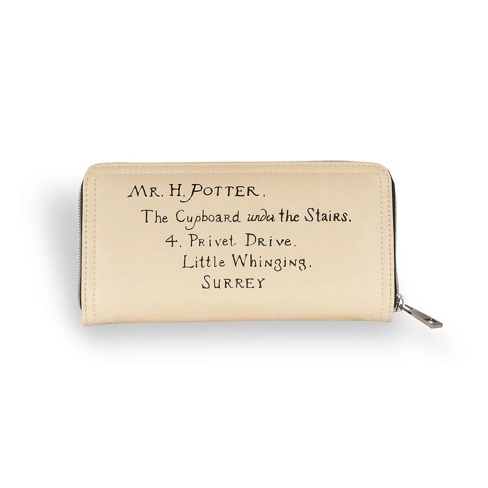 Harry Potter Acceptance Letter Zip Around Purse, harry potter purse, harry potter letter, harry potter merchandise uk