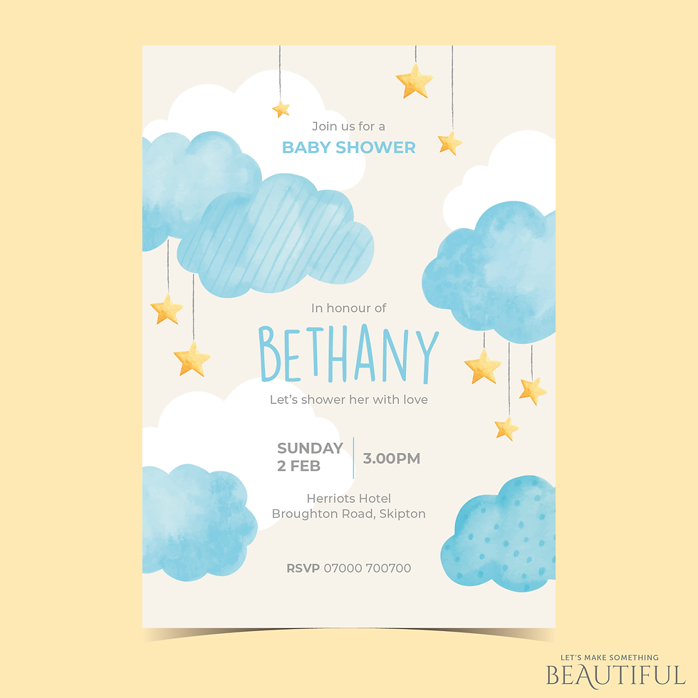 baby shower invites, cute baby shower invitations, cheap baby shower invites, invitations skipton, invitations yorkshire