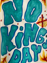 no kings day protest image