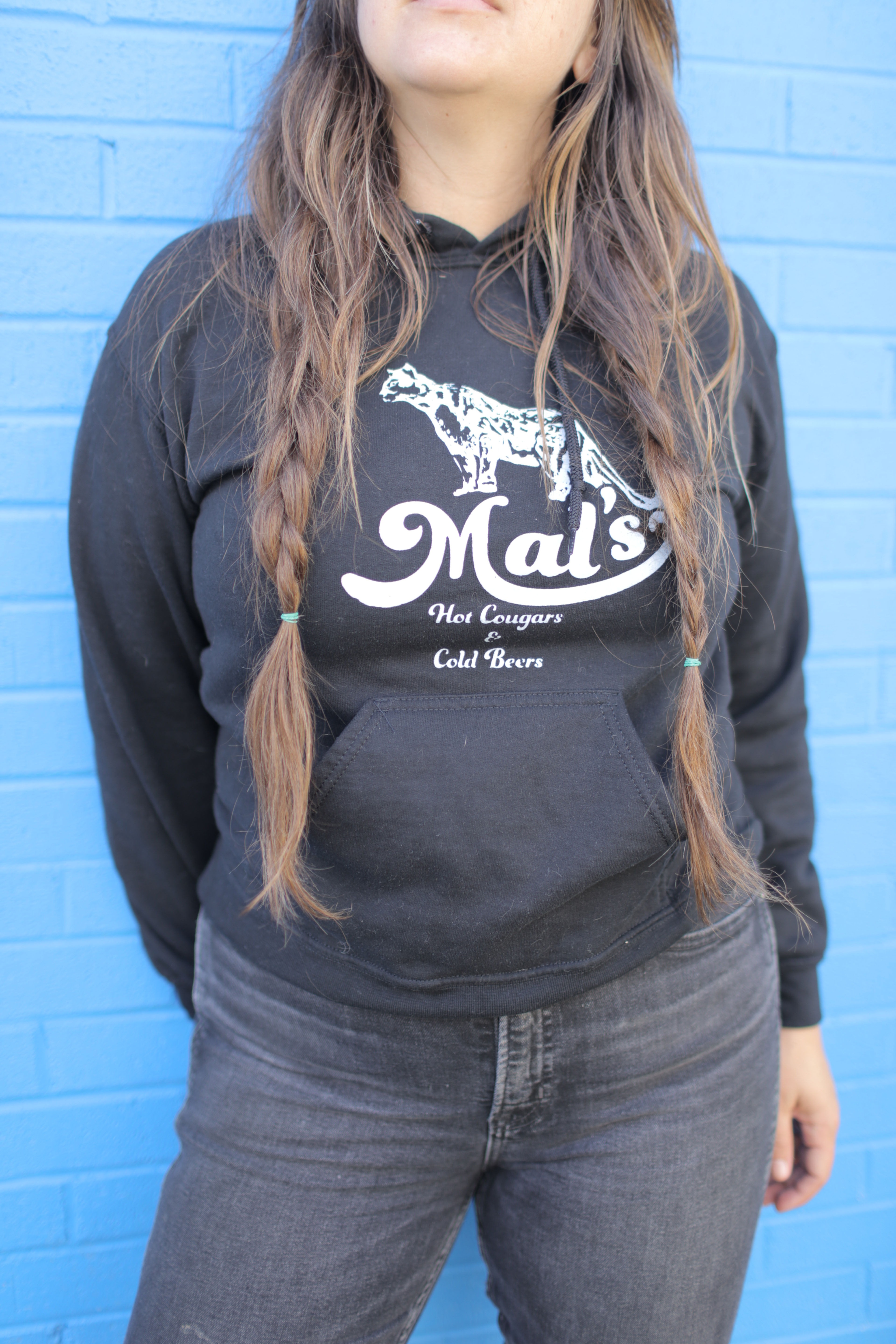 THE COUGAR HOODIE - BLACK