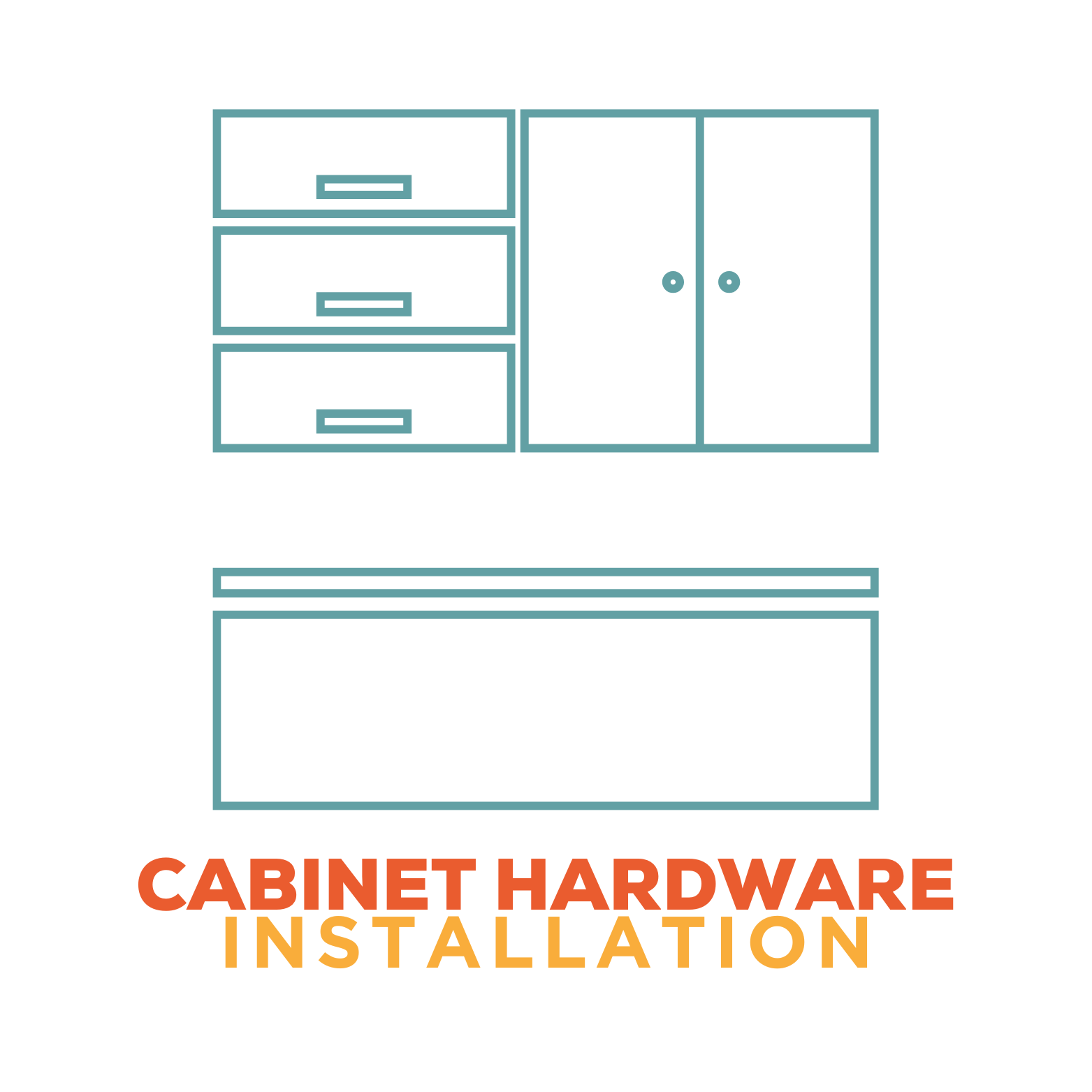 Cabinet Hardware Installation