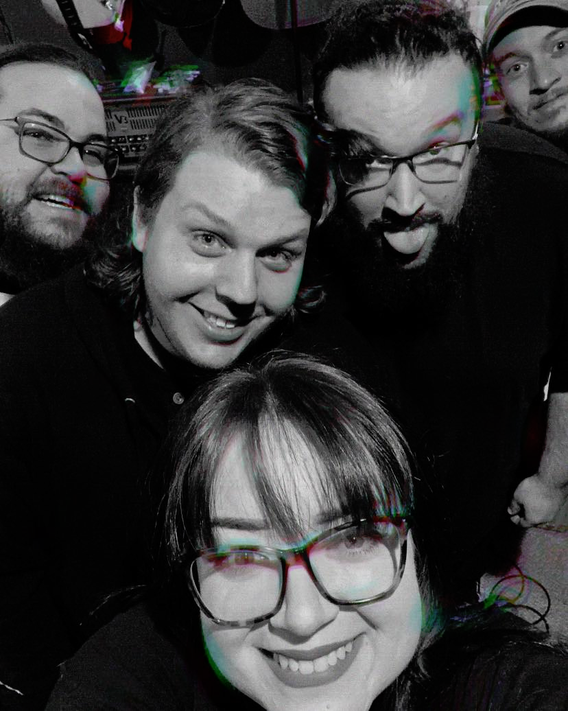 Dali Van Gogh: Top (Left to Right): Lance Hicks (bass), Zach Lacey (sound), Isaac Kent (guitar), Jamison Tomka (drums). Bottom: Rachelle Moreau (vocals/keys).