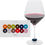 Thumbnail: Merino Wool Felt Wine Marker Set - Wine Glass Identifier - 12 Count