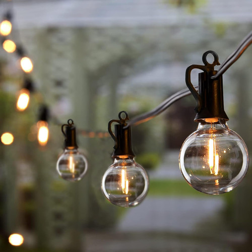 Outdoor String Lights Connectable Dimmable LED Patio String Lights