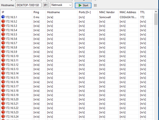 Doing a network scan is a good best practice.. AngryIP, Nmap, and more...