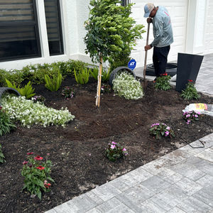 Rock/mulch Intall