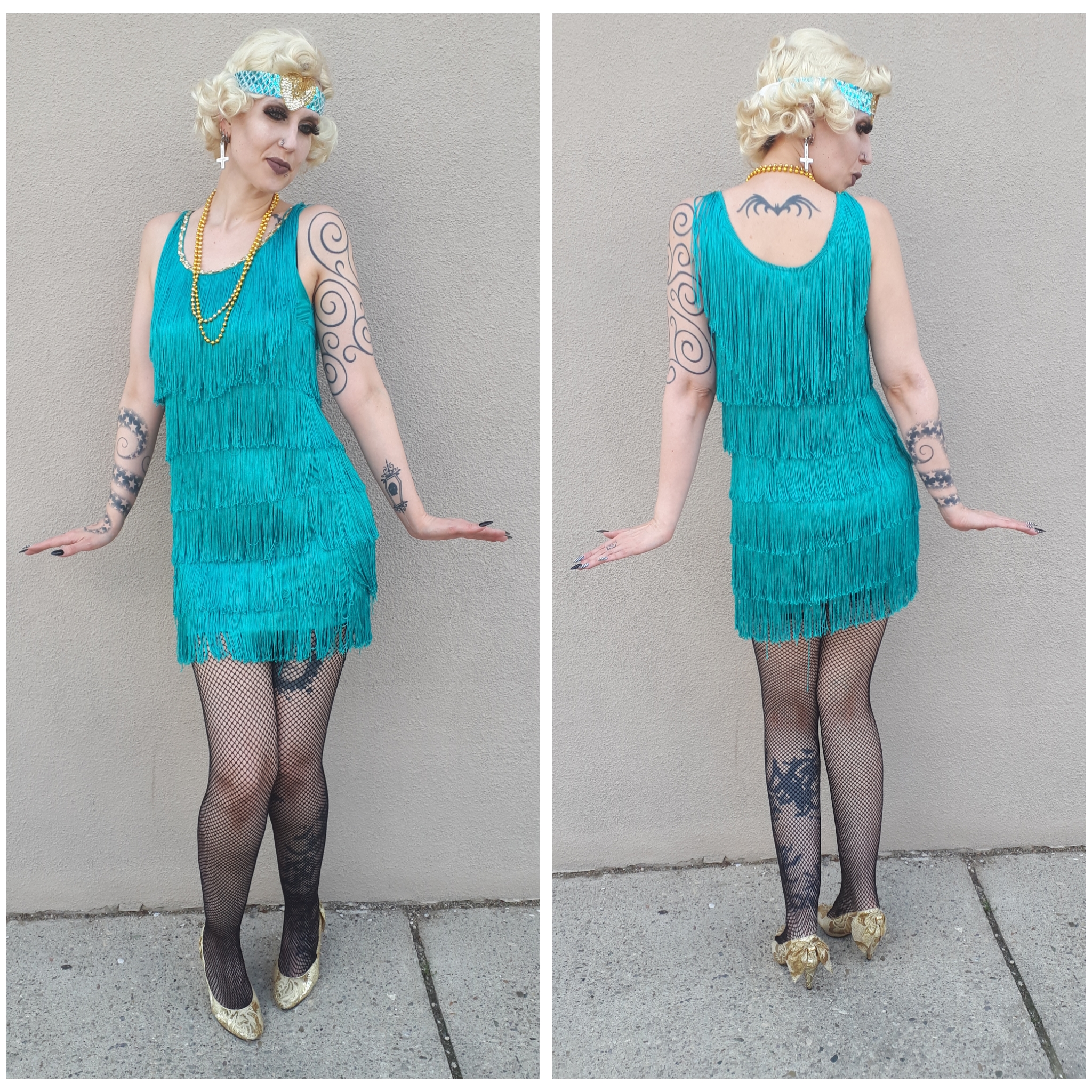 Teal Flapper