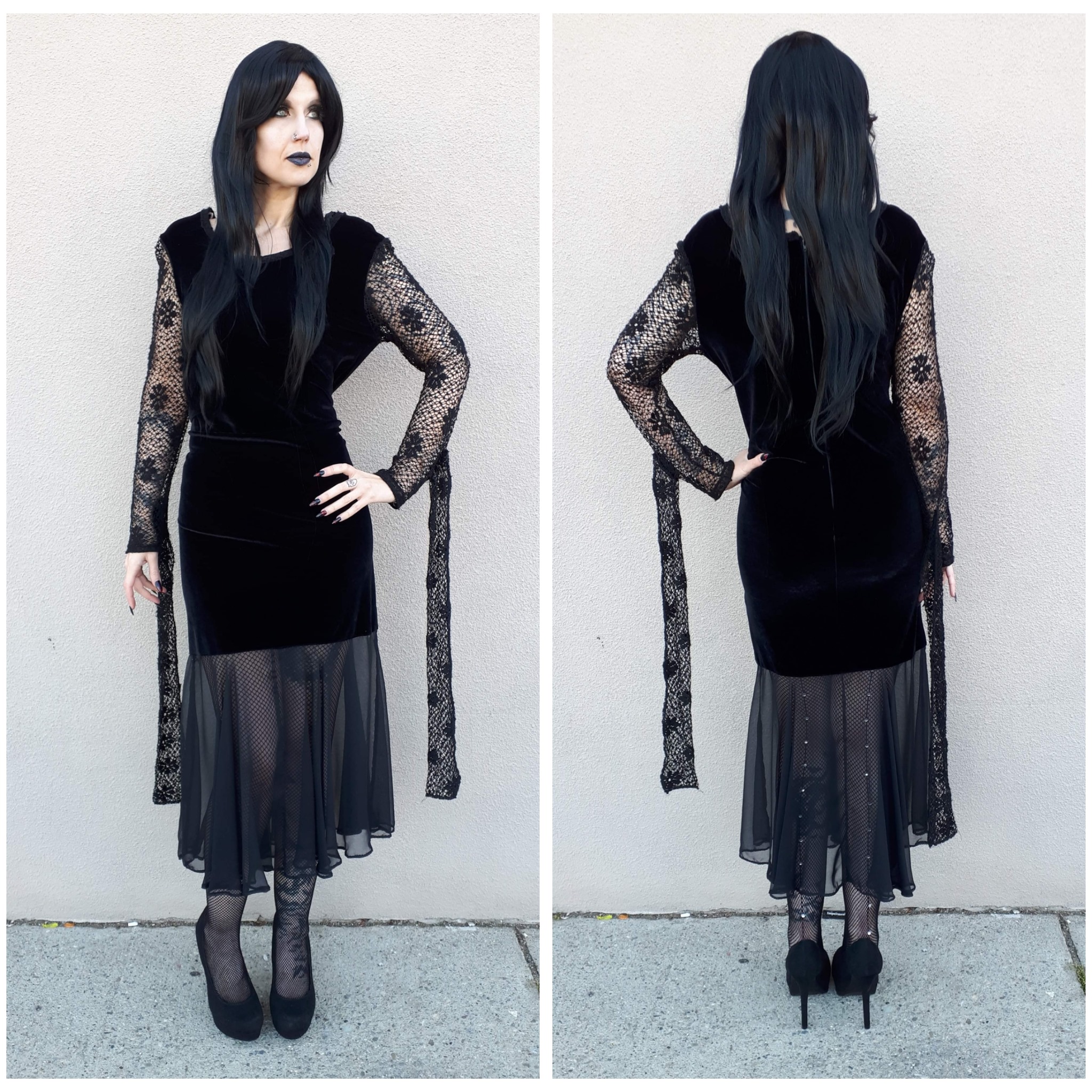 Velvet Morticia Addams