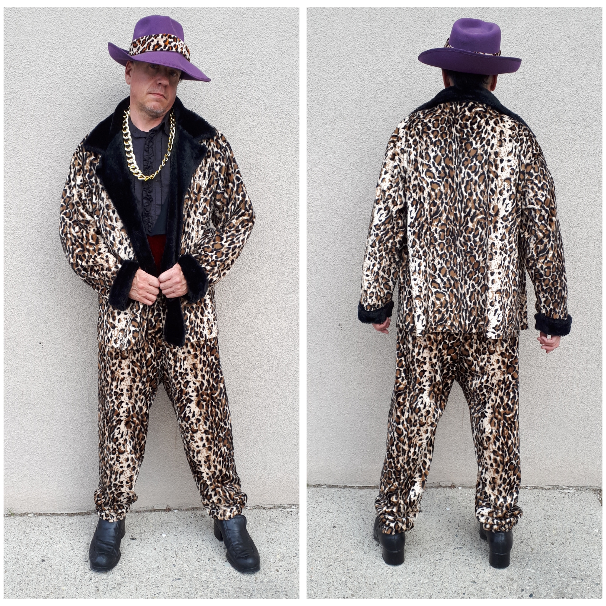 Short Coat Leopard Pimp