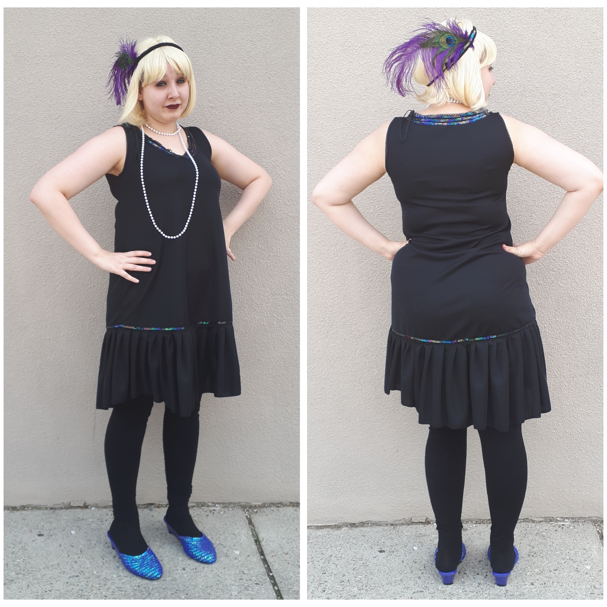 Opal + Black Flapper