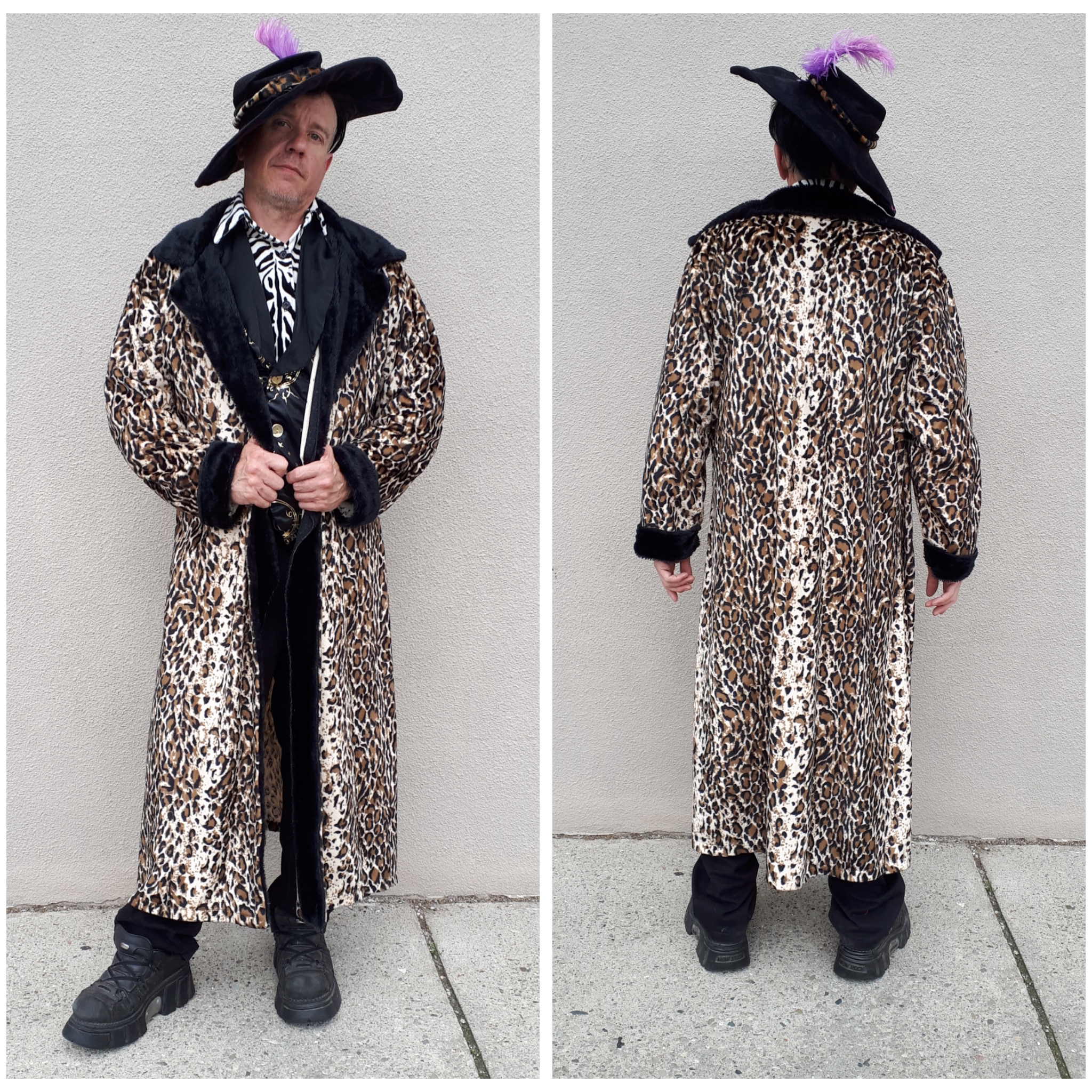 Long Coat Leopard Pimp
