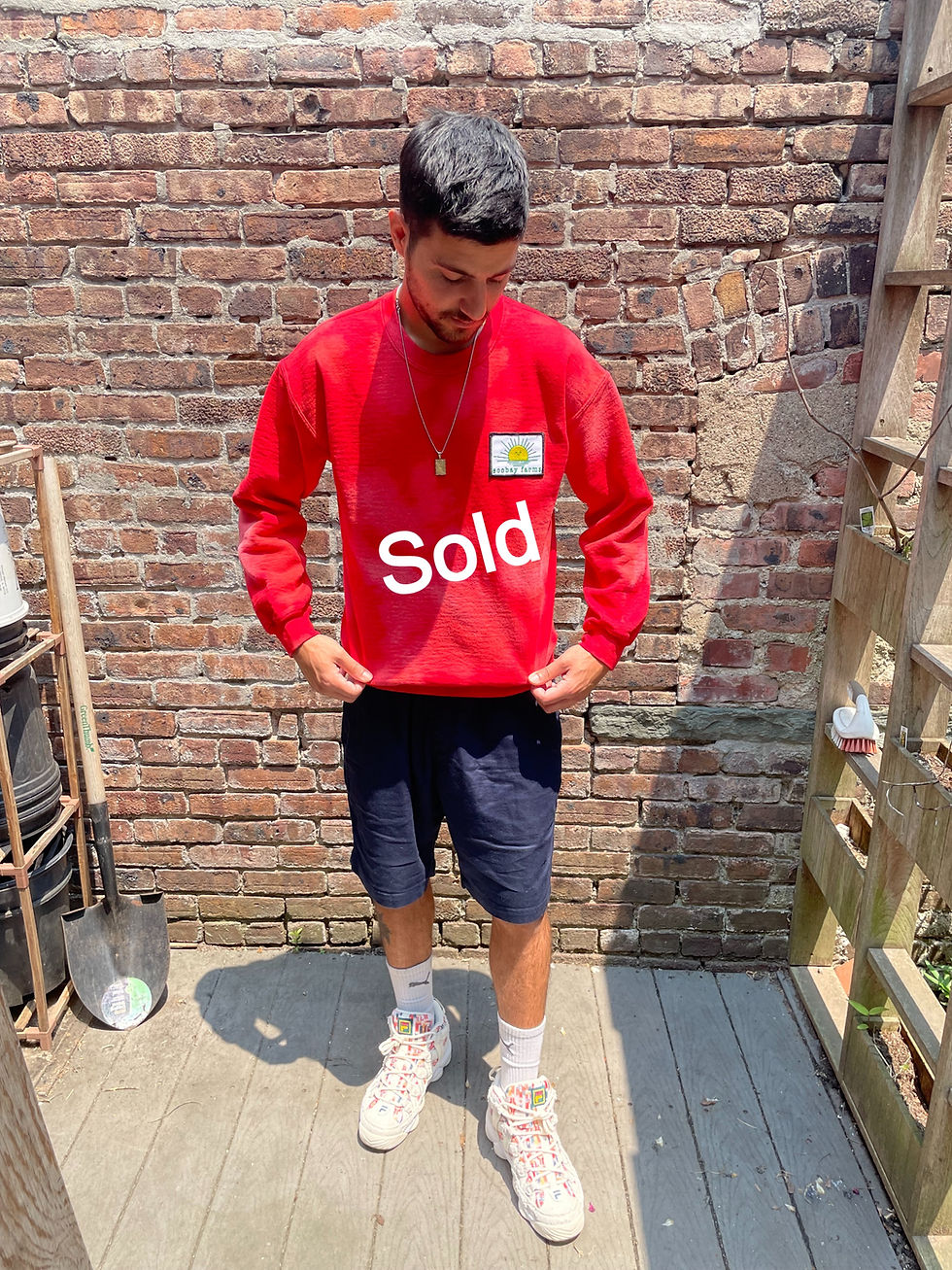 Thumbnail: Red sweatshirt front view sold