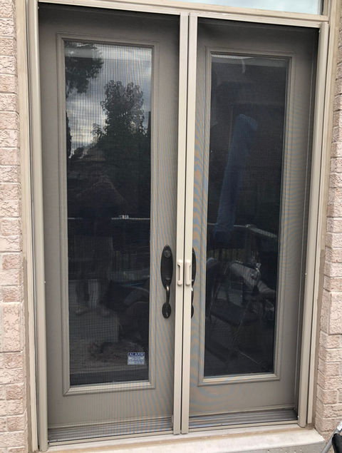 Double Door Retractable Screen in Toronto, Mississauga, Vaughn, Etobicoke