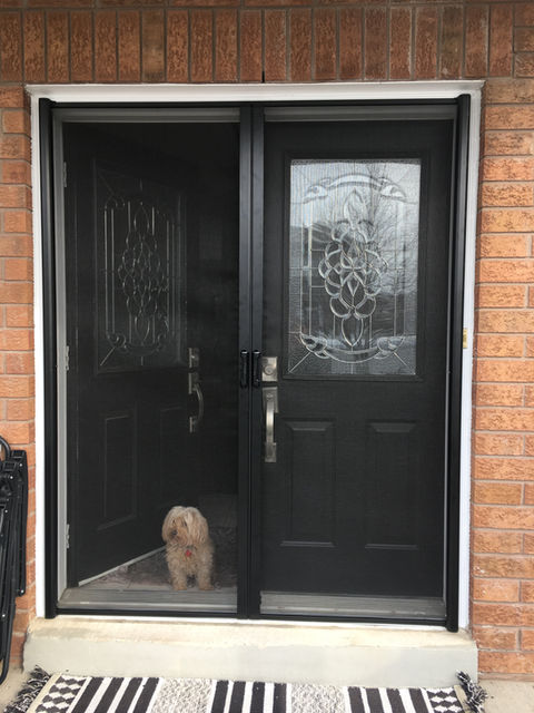 Double Door Retractable Screen in Toronto, Mississauga, Vaughn, Etobicoke
