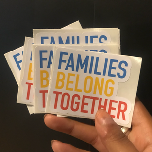 Families Belong Together Stickers