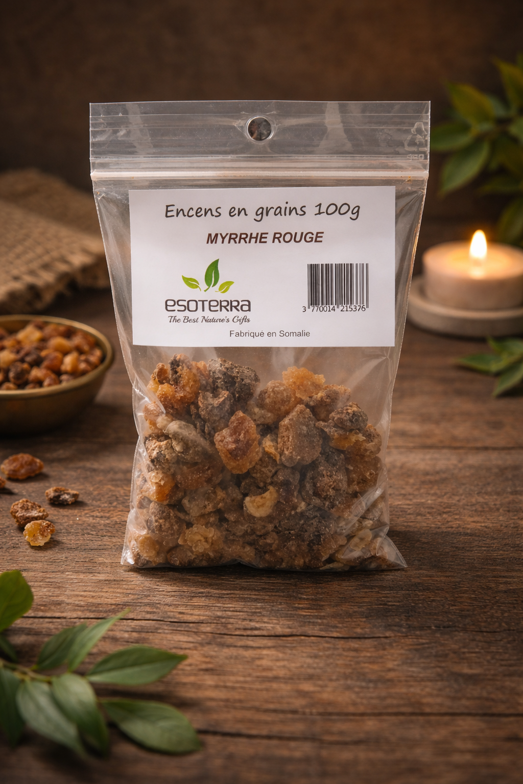 🌿 Résine ESOTERRA – Myrrhe Rouge – 100 g