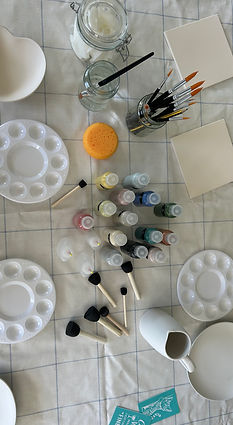 Island Pottery Painting paint at home kit Isle of Wight